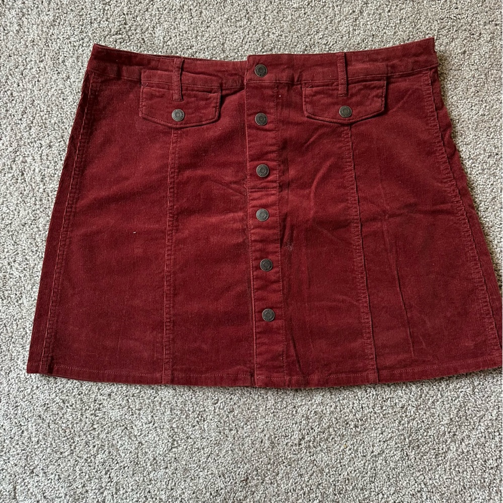 Mossimo Corduroy Flare Mini Skirt
